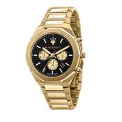 maserati stile 45mm chr black dial br yg