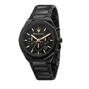 maserati stile 45mm chr black dial br black