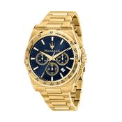 maserati velocita 43mm chrono blue dial yg bracelet