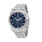 maserati velocita 43mm chrono blue dial stainless steel bracelet image