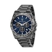 maserati velocita 43mm chrono blue dial dark gun bracelet image