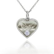 real effect heart pendant image