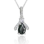 real effect penguin stone set pendant image