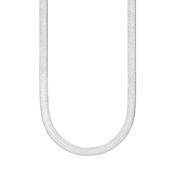 45cm white mesh flat necklace
