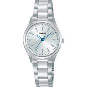 lorus quartz ladies stainless steel white dial bracelet watch