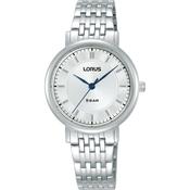 lorus quartz ladies stainless steel white dial bracelet watch