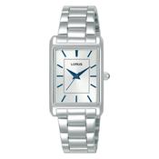 lorus quartz ladies stainless steel white dial bracelet watch