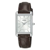 lorus quartz ladies stainless steel white dial strap watch