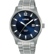 lorus quartz gents titanium blue dial bracelet watch