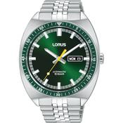 lorus automatic gents stainless steel green dial bracelet watch