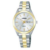 lorus quartz ladies two tone white dial bracelet watch