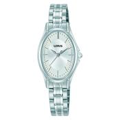lorus quartz ladies stainless steel white dial bracelet watch image