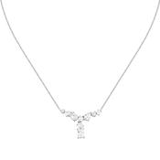 morellato silver riflessi necklace s925 rhodium cz white 40+5cm image