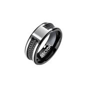 sector row ring ip black finish 19mm