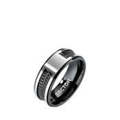 sector row ring ip black finish 25mm