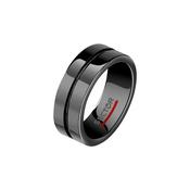 sector row ceramic black ring size 21