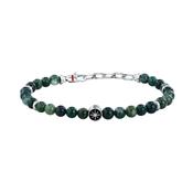 sector jewels marine bracelet stainless steel agate green 20+3cm image