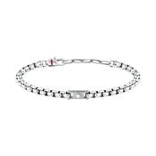 sector jewels marine bracelet stainless steel tag &amp; windrose 19+3cm image
