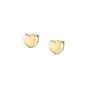 morellato 18k gold plated istanti earrings  heart