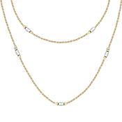 morellato 18k gold plated colori summer  necklace bead 90cm