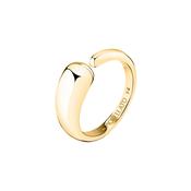 morellato 18k gold plated design ring stainless steel yg sz12 image