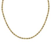 morellato 18k gold plated intrecci necklace stainless steel yg 38+7cm