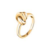 morellato 18k gold plated legame ring ss yg sz14 image