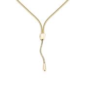morellato 18k gold plated onda neckl ss yg 40+5cm image