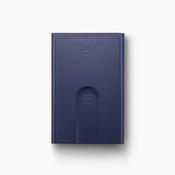 ogon slider aluminium wallet 1 to 6 cards navy blue colour