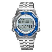 seiko blue digital alarm chronograph image