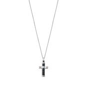 sector spirit pendant stainless steel &amp; ip black 450 &amp; 50mm