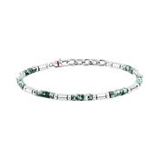 sector basic bracelet stainless steel unakite green 19+3cm