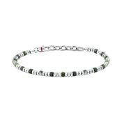 sector basic bracelet stainless steel deep jade green 19+3cm