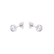 ted baker-crystal stud earring silver image