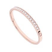 ted baker-clemara: hinge crystal bangle rose gold/crystal