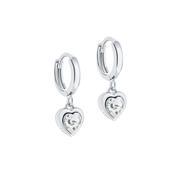 ted baker-crystal heart silver earring charms image