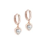 ted baker-crystal heart rose gold ear charms image