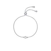 ted baker sarsa: plain crystal bracelet silver &amp; clear crystal