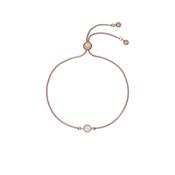 ted baker sarsa: plain crystal bracelet rose gold &amp; clear crystal