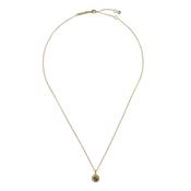 ted baker soltell: solitaire sparkle crystal pendant necklace gold tone black dianond crystal image
