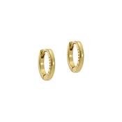 ted baker crislie logo 12mm hoop earring gold tone image