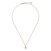 ted baker peralia: pebble stone pendant necklace gold tone, pink