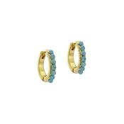 ted baker persia: turquoise huggie earrings