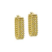 ted baker bollie: crystal bobble gold tone hoop earrings