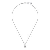ted baker paige: pave crystal padlock pendant necklace silver tone clear crystal image