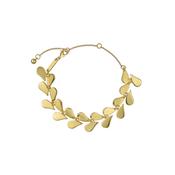ted baker anya: abstract heart adjustable bracelet gold tone image
