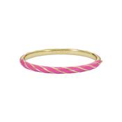 ted baker trinity: twist enamel hinged bangle bracelet image