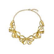 ted baker leona: abstract leaf statement necklace image
