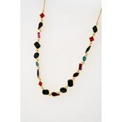 ted baker julie: jewel chain crystal gold tone necklace image