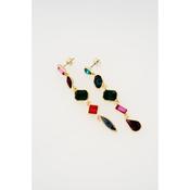 ted baker julianna: jewel chain crystal gold tone drop earrings image